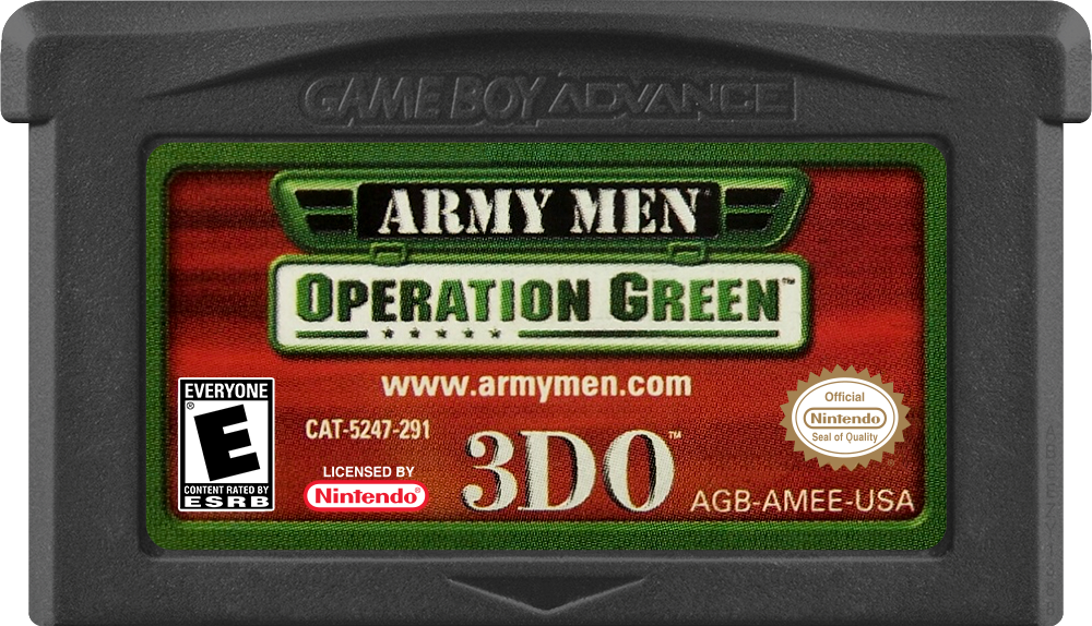 Army Men Operation Green media 2 for GameBoy Advance